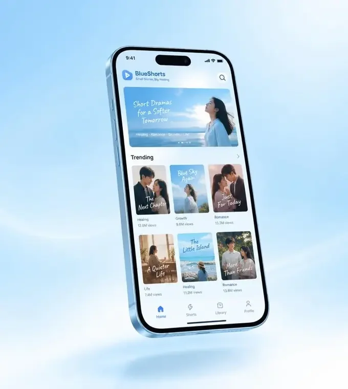 免费短剧 APP 界面预览